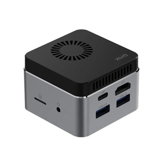 GMK NucBox Windows 10 System Mini PC, Intel Celeron J4125 Quad Core 64bit 14nm 2GHz-2.7GHz, Support WiFi & Bluetooth & RJ45, 8GB+128GB,EU Plug by buy2fix