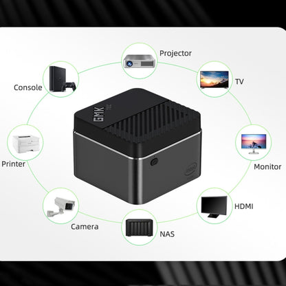 GMK NucBox Windows 10 System Mini PC, Intel Celeron J4125 Quad Core 64bit 14nm 2GHz-2.7GHz, Support WiFi & Bluetooth & RJ45, 8GB+128GB,EU Plug by buy2fix