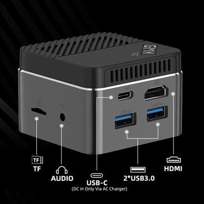 GMK NucBox Windows 10 System Mini PC, Intel Celeron J4125 Quad Core 64bit 14nm 2GHz-2.7GHz, Support WiFi & Bluetooth & RJ45, 8GB+128GB,EU Plug by buy2fix