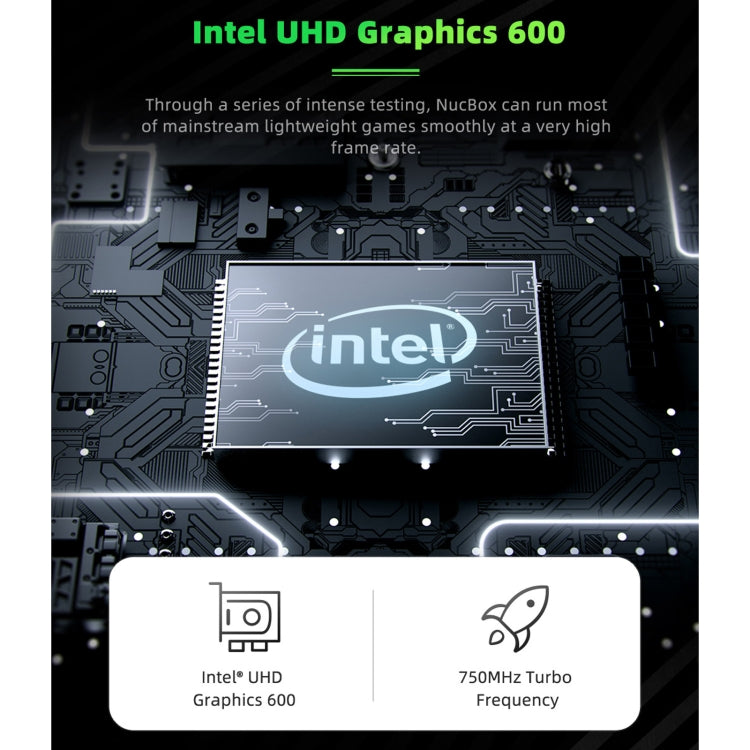 GMK NucBox Windows 10 System Mini PC, Intel Celeron J4125 Quad Core 64bit 14nm 2GHz-2.7GHz, Support WiFi & Bluetooth & RJ45, 8GB+128GB,EU Plug by buy2fix