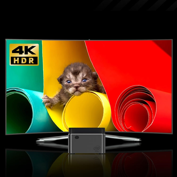 GMK NucBox Windows 10 System Mini PC, Intel Celeron J4125 Quad Core 64bit 14nm 2GHz-2.7GHz, Support WiFi & Bluetooth & RJ45, 8GB+128GB,EU Plug by buy2fix