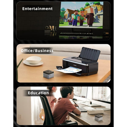 GMK NucBox Windows 10 System Mini PC, Intel Celeron J4125 Quad Core 64bit 14nm 2GHz-2.7GHz, Support WiFi & Bluetooth & RJ45, 8GB+128GB,EU Plug by buy2fix