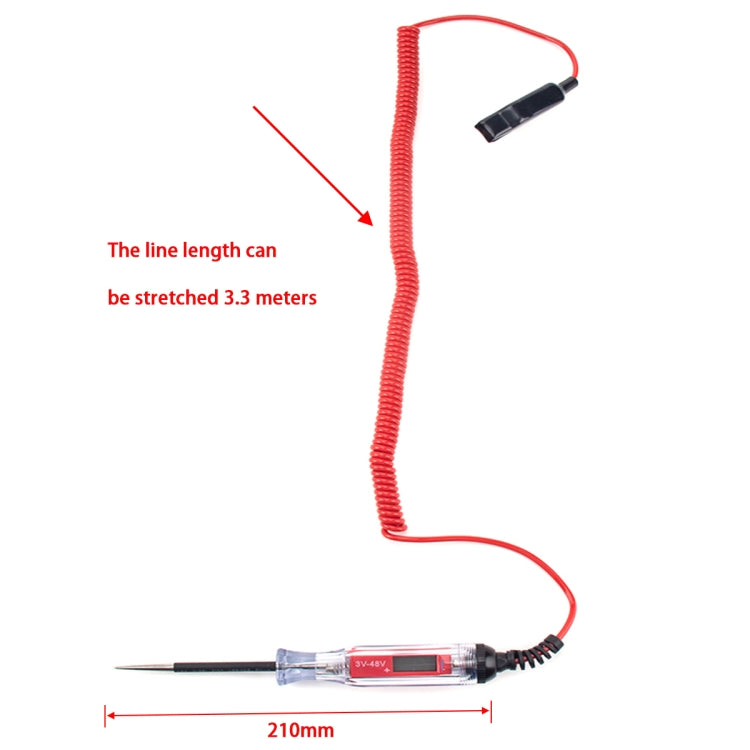 3-48V Digital Display Car Electric Tester - Electronic Test by buy2fix | Online Shopping UK | buy2fix
