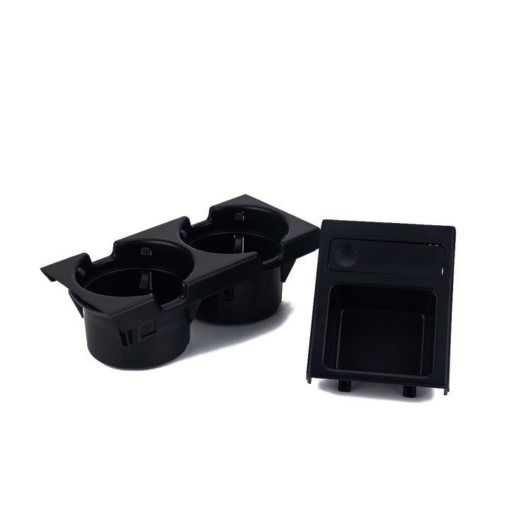 Car Water Cup Holder Storage Box Set for BMW 3 Series E46 51168217953 / 51168217957 by buy2fix