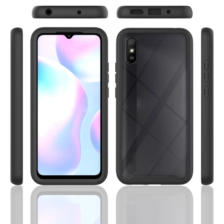 For Xiaomi Redmi 9A Starry Sky Solid Color Series Shockproof PC + TPU Protective Case(Purple) by buy2fix