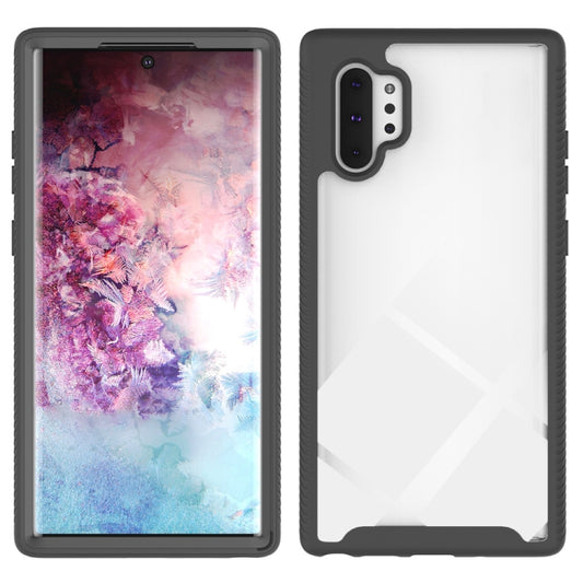 For Samsung Galaxy Note 10 Plus Starry Sky Solid Color Series Shockproof PC + TPU Protective Case(Black) - Galaxy Phone Cases by buy2fix | Online Shopping UK | buy2fix
