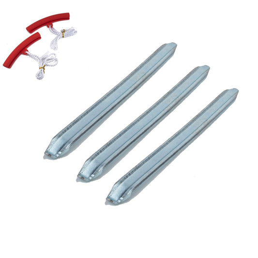 5 in 1 Car / Motorcycle 12 inch Tire Repair Lifting Tool Pry Bar Lever with Red Tire Protector by buy2fix