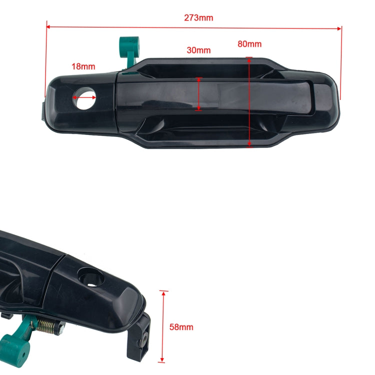 Car Right Front Door Outside Handle 82660-3E010 for KIA Sorento 2003-2006 - Door Handles by buy2fix | Online Shopping UK | buy2fix