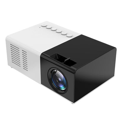 J9 1920x1080P 15 ANSI Portable Home Theater Mini LED HD Digital Projector, Basic Version, EU Plug(Black White) - Mini Projector by buy2fix | Online Shopping UK | buy2fix