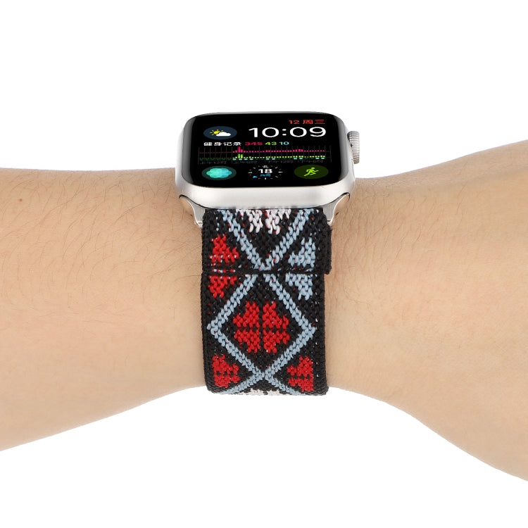 Nylon Watch Band For Apple Watch Series 7 41mm / 6 & SE & 5 & 4 40mm / 3 & 2 & 1 38mm(1) by buy2fix