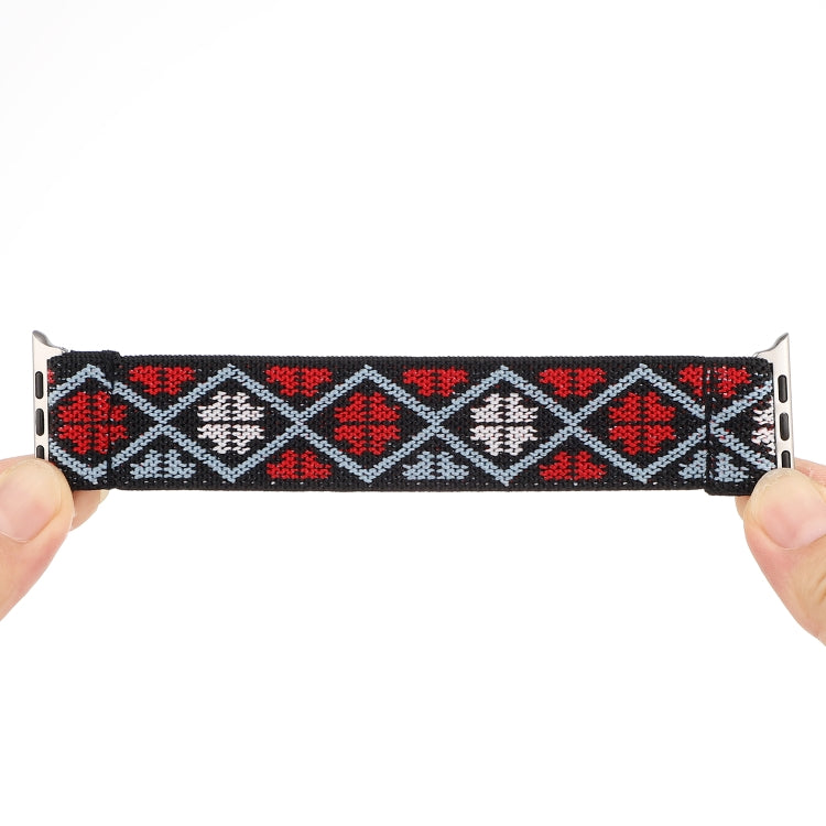 Nylon Watch Band For Apple Watch Series 7 41mm / 6 & SE & 5 & 4 40mm / 3 & 2 & 1 38mm(1) by buy2fix