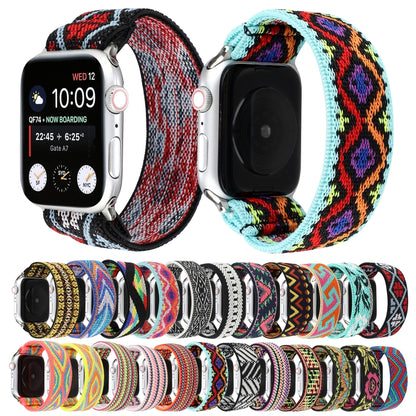 Nylon Watch Band For Apple Watch Series 7 41mm / 6 & SE & 5 & 4 40mm / 3 & 2 & 1 38mm(1) by buy2fix
