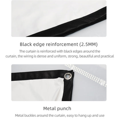 Simple Folding High Density Polyester Projector Film Curtain, Size:100 inch (16:9) Projection Area: 221x125cm - Film Curtains by buy2fix | Online Shopping UK | buy2fix