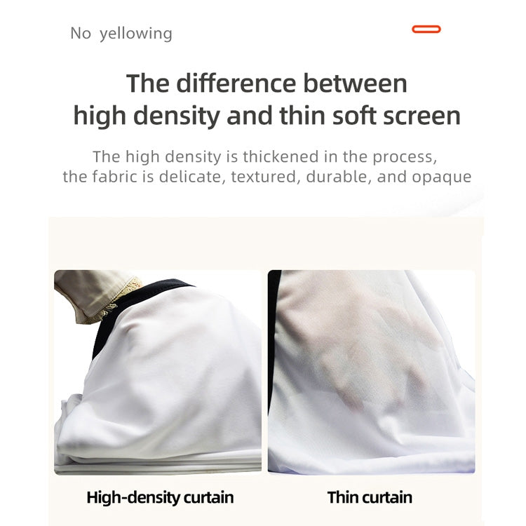Simple Folding High Density Polyester Projector Film Curtain, Size:100 inch (16:9) Projection Area: 221x125cm - Film Curtains by buy2fix | Online Shopping UK | buy2fix