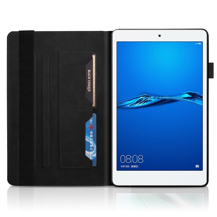 For Huawei Mediapad M5 Lite / C5 10.1 inch Life Tree Series Horizontal Flip Leather Case with Holder & Card Slots & Pen Slot(Black) by buy2fix