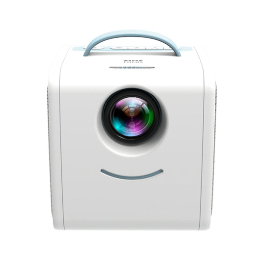 Q2 LED 1080P Mini Portable Projector Children Projector, Plug Type:EU Plug(Blue White) - Mini Projector by buy2fix | Online Shopping UK | buy2fix