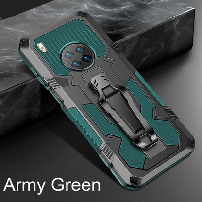 For Huawei Y9a Armor Warrior Shockproof PC + TPU Protective Case(Army Green) - Huawei Cases by buy2fix | Online Shopping UK | buy2fix