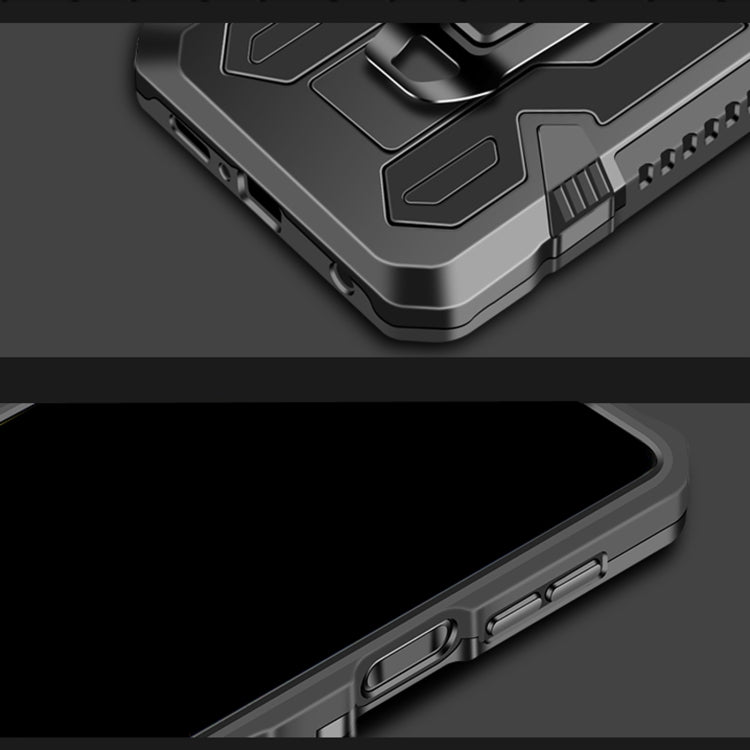 For Huawei Y9a Armor Warrior Shockproof PC + TPU Protective Case(Army Green) - Huawei Cases by buy2fix | Online Shopping UK | buy2fix