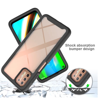 For Motorola Moto G9 Plus Starry Sky Solid Color Series Shockproof PC + TPU Protective Case(Red) - Motorola Cases by buy2fix | Online Shopping UK | buy2fix