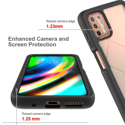 For Motorola Moto G9 Plus Starry Sky Solid Color Series Shockproof PC + TPU Protective Case(Red) - Motorola Cases by buy2fix | Online Shopping UK | buy2fix