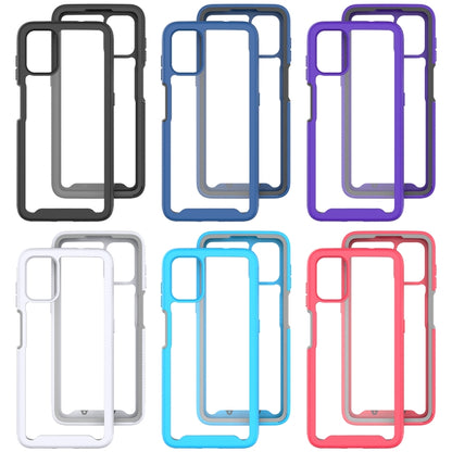 For Motorola Moto G9 Plus Starry Sky Solid Color Series Shockproof PC + TPU Protective Case(Red) - Motorola Cases by buy2fix | Online Shopping UK | buy2fix