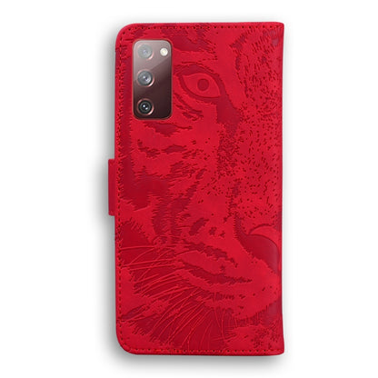 For Samsung Galaxy S20 FE / S20 FE 5G / S20 Lite Tiger Embossing Pattern Horizontal Flip Leather Case with Holder & Card Slots & Wallet(Red) - Galaxy S20 FE Cases by NILLKIN | Online Shopping UK | buy2fix