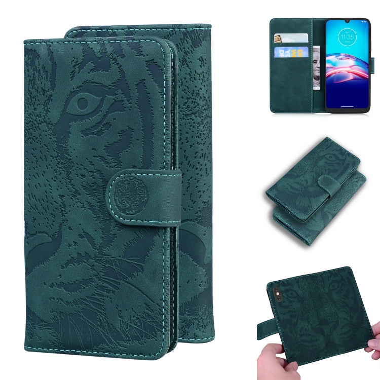 For Samsung Galaxy S20 FE / S20 FE 5G / S20 Lite Tiger Embossing Pattern Horizontal Flip Leather Case with Holder & Card Slots & Wallet(Green) - Galaxy S20 FE Cases by NILLKIN | Online Shopping UK | buy2fix