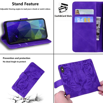 For Samsung Galaxy S20 FE / S20 FE 5G / S20 Lite Tiger Embossing Pattern Horizontal Flip Leather Case with Holder & Card Slots & Wallet(Purple) - Galaxy S20 FE Cases by NILLKIN | Online Shopping UK | buy2fix