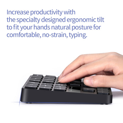 533 35 Keys 2.4G Ultra-thin Design Wireless Charging Digital Keyboard by buy2fix