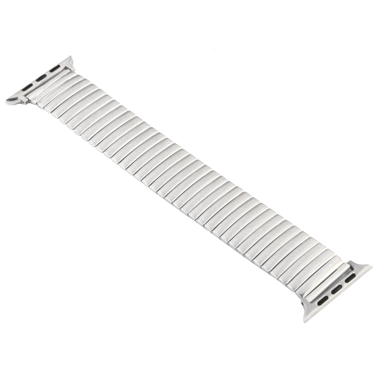 Elastic Aluminum Watch Band For Apple Watch Series 7 45mm / 6 & SE & 5 & 4 44mm / 3 & 2 & 1 42mm(Silver) - Watch Bands by buy2fix | Online Shopping UK | buy2fix