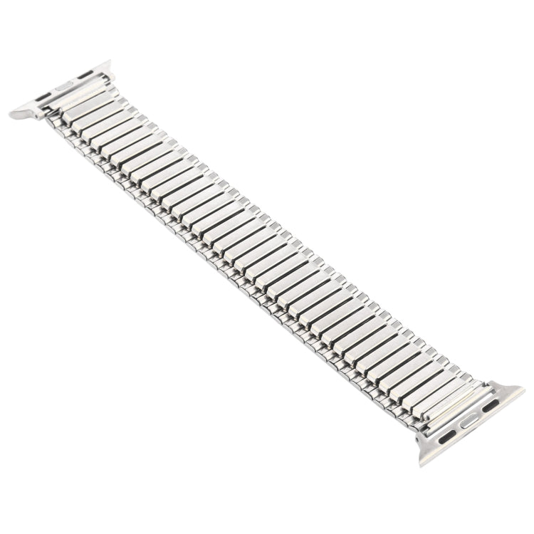 Elastic Aluminum Watch Band For Apple Watch Series 7 45mm / 6 & SE & 5 & 4 44mm / 3 & 2 & 1 42mm(Silver) - Watch Bands by buy2fix | Online Shopping UK | buy2fix