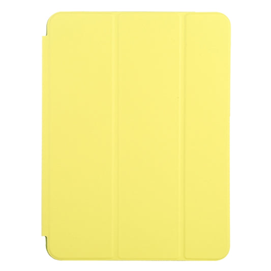 3-fold Horizontal Flip Smart Leather Case with Sleep / Wake-up Function & Holder For iPad Air 4/5 (Yellow) - iPad Air (2022) / (2020) 10.9 Cases by buy2fix | Online Shopping UK | buy2fix