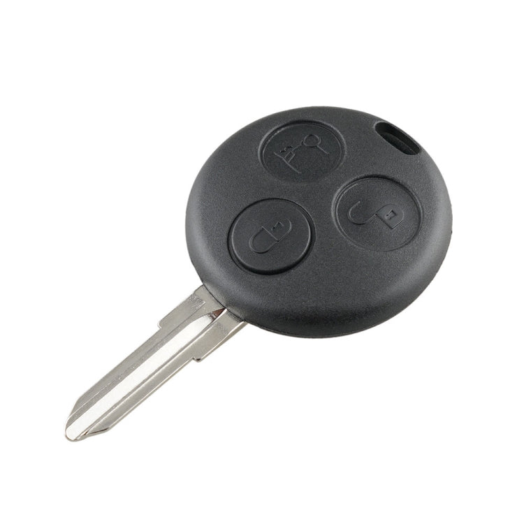 Straight Car Key Tip Embryo 433.92 Frequency for Mercedes-Benz Smart 3-button - Remote Car Key by buy2fix | Online Shopping UK | buy2fix