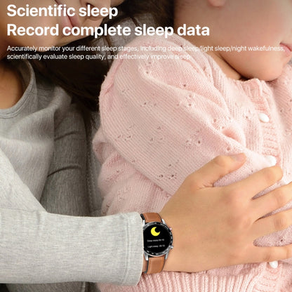 1.3 inch Touch Screen Dual-mode Bluetooth Smart Watch, Support Sleep Monitor / Heart Rate Monitor / Blood Pressure Monitoring(Black Silicone Strap) - Smart Watches by buy2fix | Online Shopping UK | buy2fix