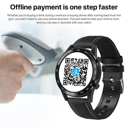1.3 inch Touch Screen Dual-mode Bluetooth Smart Watch, Support Sleep Monitor / Heart Rate Monitor / Blood Pressure Monitoring(Black Silicone Strap) - Smart Watches by buy2fix | Online Shopping UK | buy2fix
