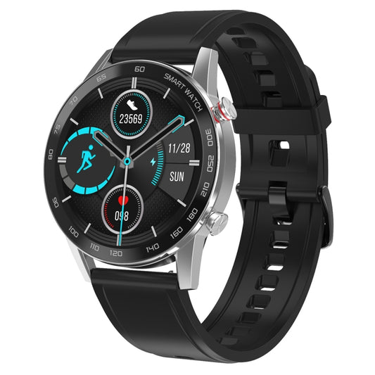 1.3 inch Touch Screen Dual-mode Bluetooth Smart Watch, Support Sleep Monitor / Heart Rate Monitor / Blood Pressure Monitoring(Silver Silicone Strap) - Smart Watches by buy2fix | Online Shopping UK | buy2fix