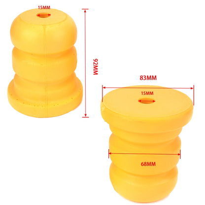 2 PCS Car Polyurethane Rear Shock Absorber 15039397 for Cadillac / Chevrolet - Steering System by buy2fix | Online Shopping UK | buy2fix