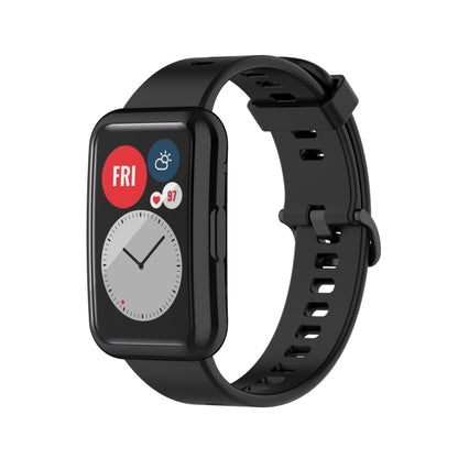 For Huawei Watch Fit Full Coverage TPU Protective Case Cover(Black) by buy2fix