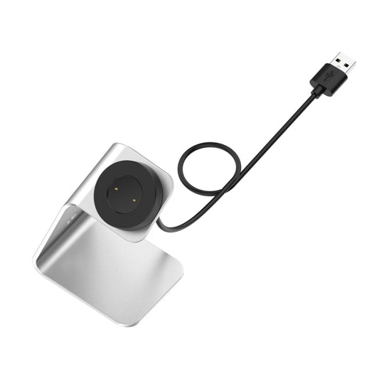 For Huawei Watch GT 2 / GT / GT 2e Universal Aluminum Alloy Magnetic Charger Holder(Silver) - Charger by buy2fix | Online Shopping UK | buy2fix
