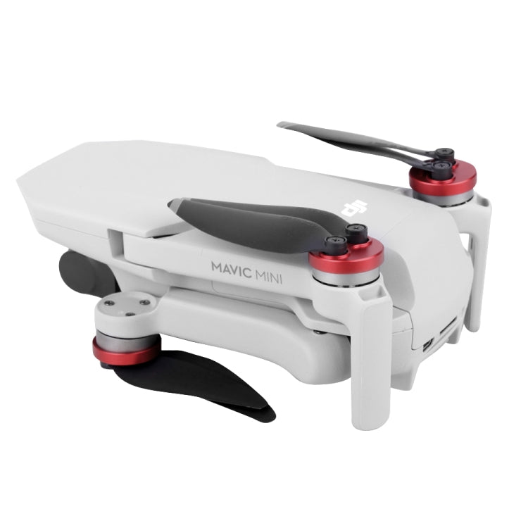 Sunnylife Dust-proof Waterproof Aluminum Alloy Motor Cover for DJI Mini 3 Pro/Mavic Mini/Mini SE(Red) - Other by buy2fix | Online Shopping UK | buy2fix