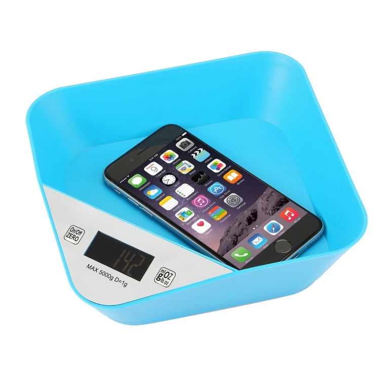 5000g x 1g Bowl Shaped LED Kitchen Electronic Scale by buy2fix