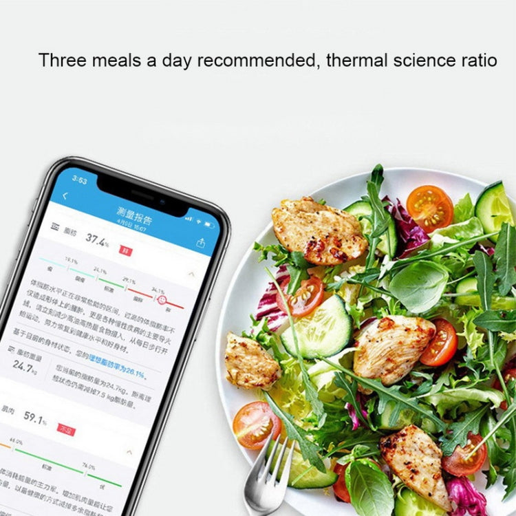 Household Smart Body Fat Electronic Weighing Scale, USB Charging Version(White) by buy2fix