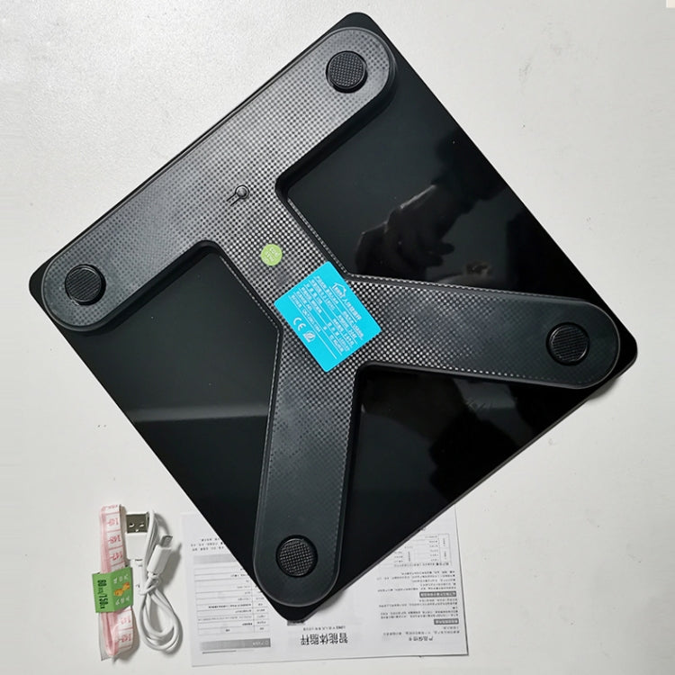 Household Smart Body Fat Electronic Weighing Scale, USB Charging Version(White) by buy2fix