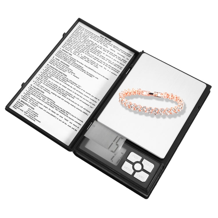 MH-1108 Notebook Shape High Precision Electronic Diamond Gold Jewelry Scale (0.1g~2000g), Excluding Batteries by buy2fix