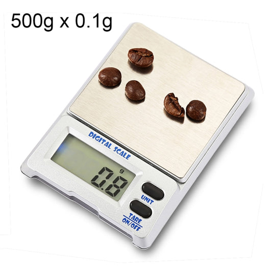 M-18 500g x 0.1g High Accuracy Digital Electronic Jewelry Scale Balance Device with 1.5 inch LCD Screen by buy2fix