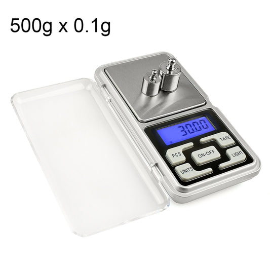 MH-100 500g x 0.1g High Accuracy Digital Electronic Portable Mini Pocket Scale Mobile Phone Weighing Scale Balance Device with 1.6 inch LCD Screen by buy2fix