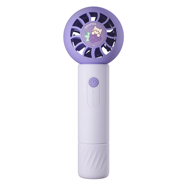 MF062 Mini Handheld Lollipop Electric Fan (Purple) by buy2fix