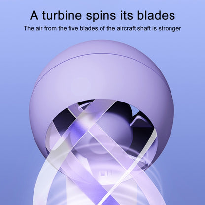 MF062 Mini Handheld Lollipop Electric Fan (Purple) by buy2fix