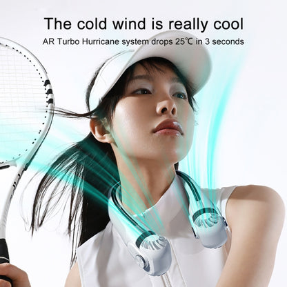 MF080 Rotor Hanging Neck Electric Fan (Green) by buy2fix