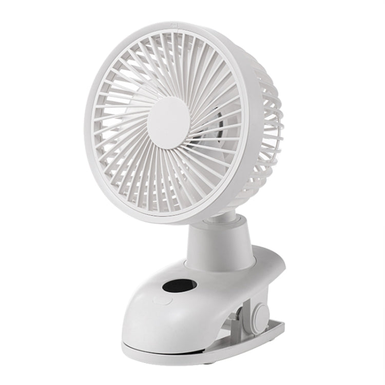 D601Y Portable USB Clip-on Oscillating Small Fan (White) by buy2fix